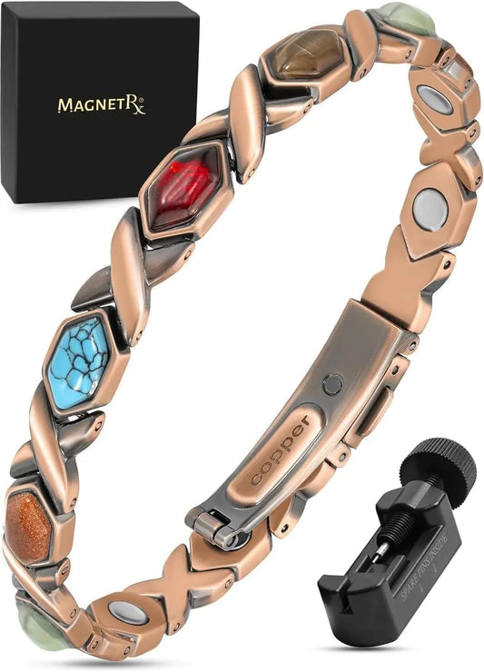 Copper & Gemstone Bracelet