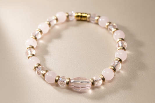 Pink Quartz & Crystal