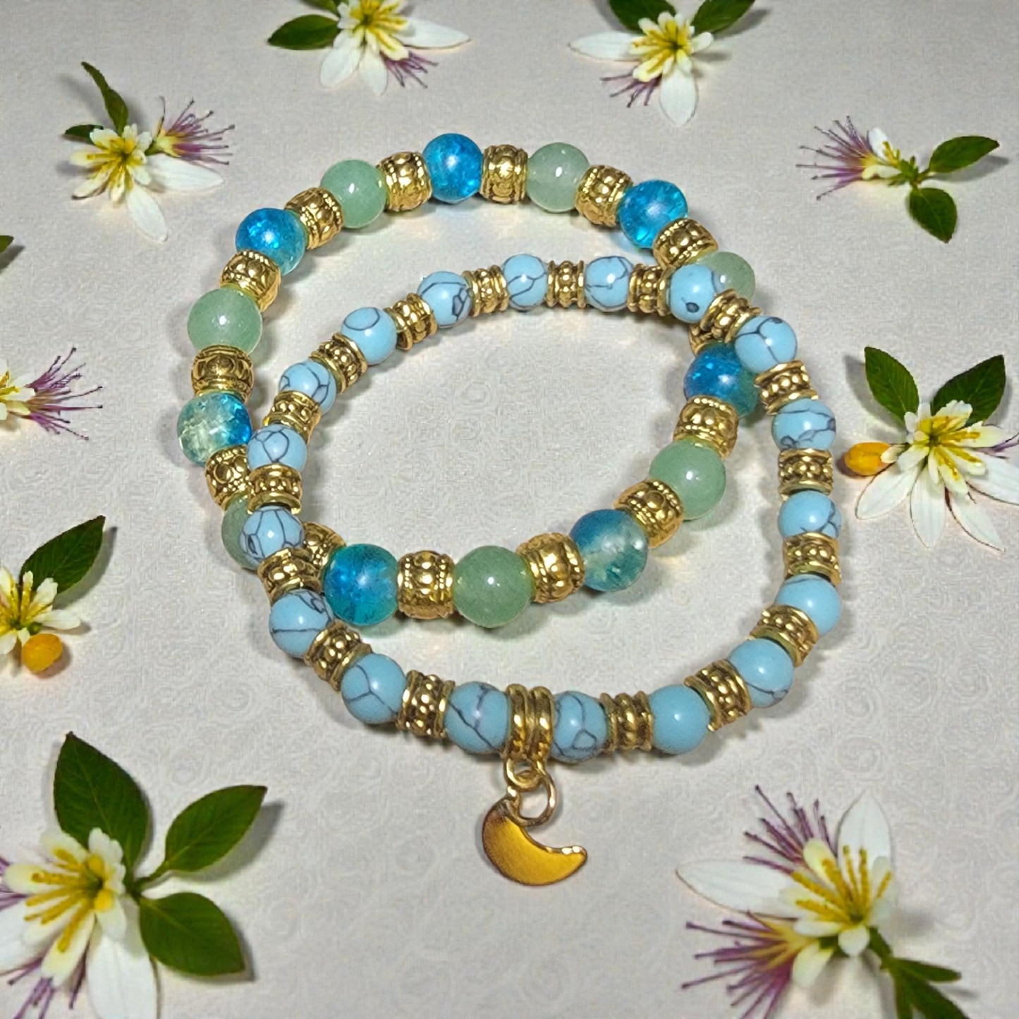 Turquoise, Honeydew & Blue